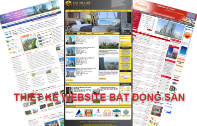 Thiết kế website Bất Động Sản, làm Web BĐS chuyên nghiệp