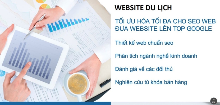 Thiết kế website chuyên nghiệp cho công ty du lịch