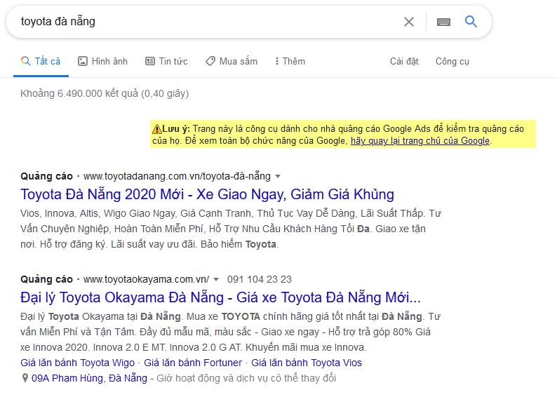 dịch vụ chạy google ads tại  Đà Nẵng