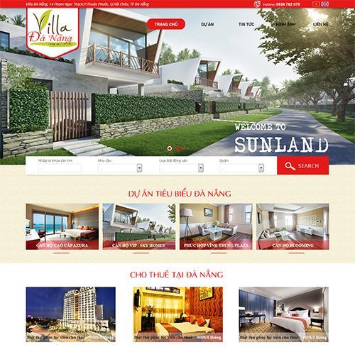 Web Villa Đà Nẵng