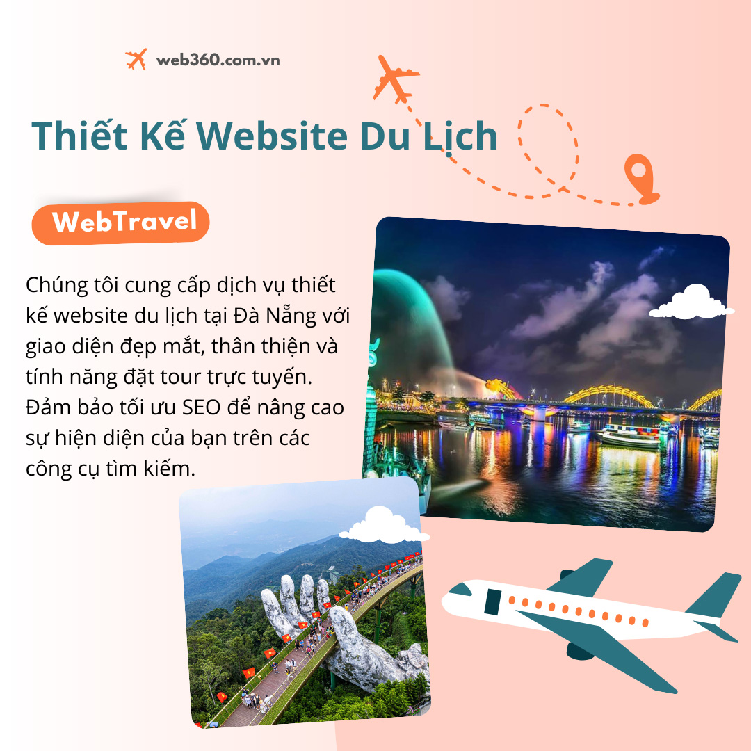 Thiết kế website du lịch Đà Nẵng chuyên nghiệp