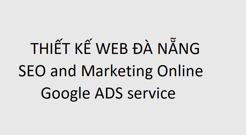 dịch vụ website đà nẵng và quảng cáo google ads