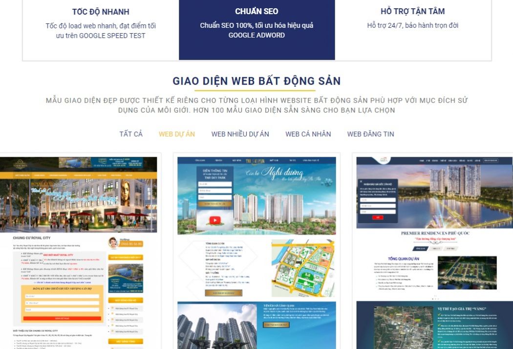 website bat dong san, báo giá website bat dong san, website bat dong san dep, cách làm website bds, giao dien website