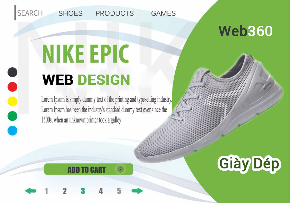 Thiết kế website bán giày dép Đà Nẵng