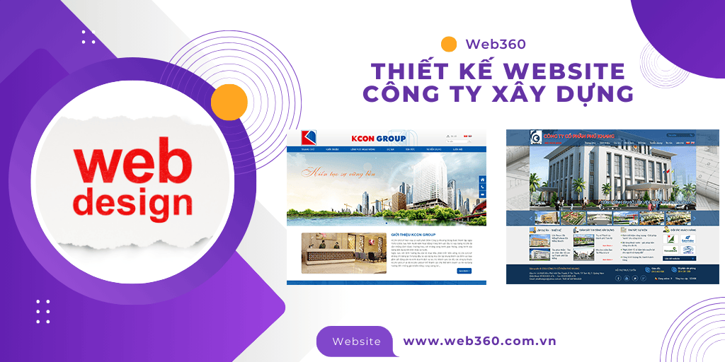 Thiết kế website công ty xây dựng