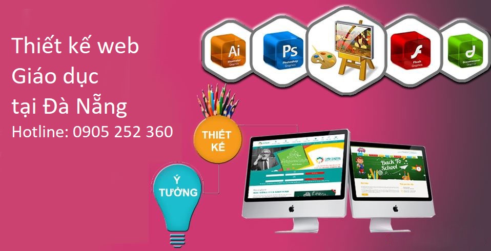 thiết kế web ngành nghề giáo dục tại Web360
