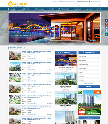 Thiết kế website bất động sản tại Đà Nẵng